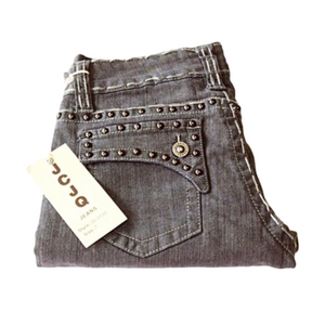 JCJQ Grommet Adorned Jeans, Size 7. NWT!